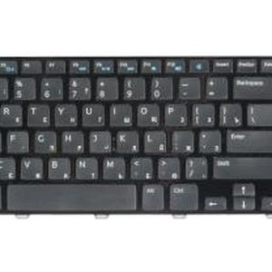 (mp-10j73us-698) клавиатура для ноутбука Dell Inspiron 3721, 5721, черная с рамкой, гор. Enter