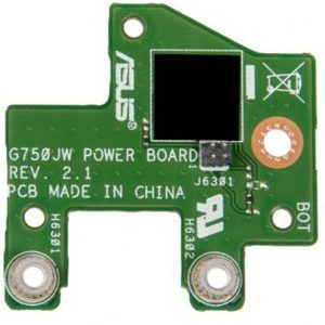 (69N0P4J10E00) Плата расширения G750JW POWER BOARD Rev.2.1 для ноутбука Asus G750J (плата кнопки включения)