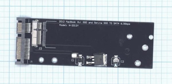 Переходник SATA на SSD для MacBook Air 2012 модель A1465 A1466